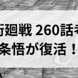 柔術回線260話考察