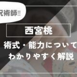 空飛ぶ呪術師‼︎　西宮桃 術式・能力についてわかりやすく解説。