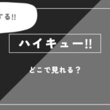 「ハイキュー!!」のアニメ全話を視聴できる動画配信サブスクを全て比較